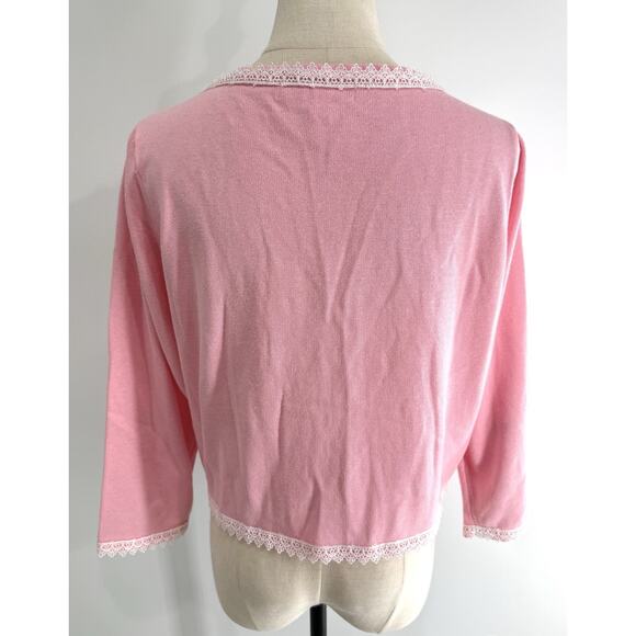 dolls kill x strawberry shortcake Embroidered Cropped Cardigan XXL New Sweater - Picture 5 of 9